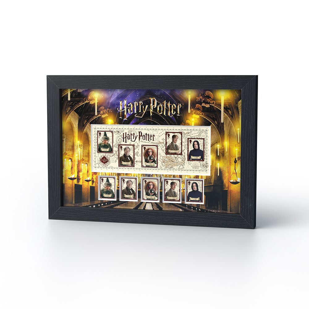 Harry Potter Framed Miniature Sheet Royal Mail Collectible