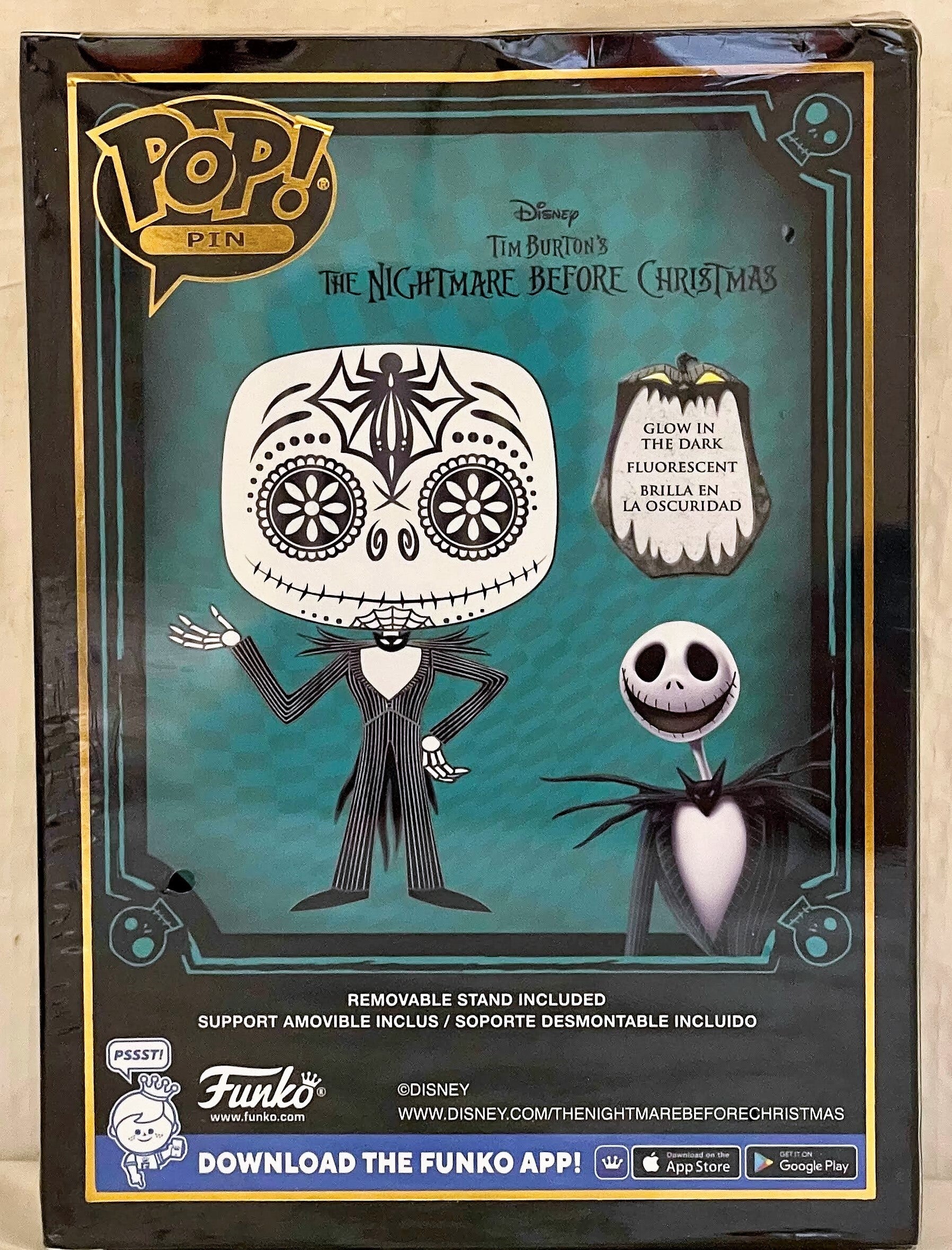 LACC 2021 Disney The Nightmare Before Christmas JACK SKELLINGTON Funko Pop Pin