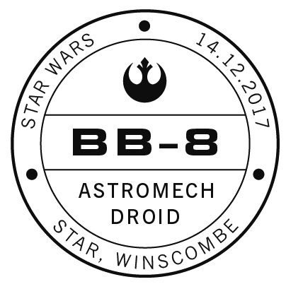 Star Wars Silver Proof Medal Cover BB-8 Limited Edition Royal Mail Collectible