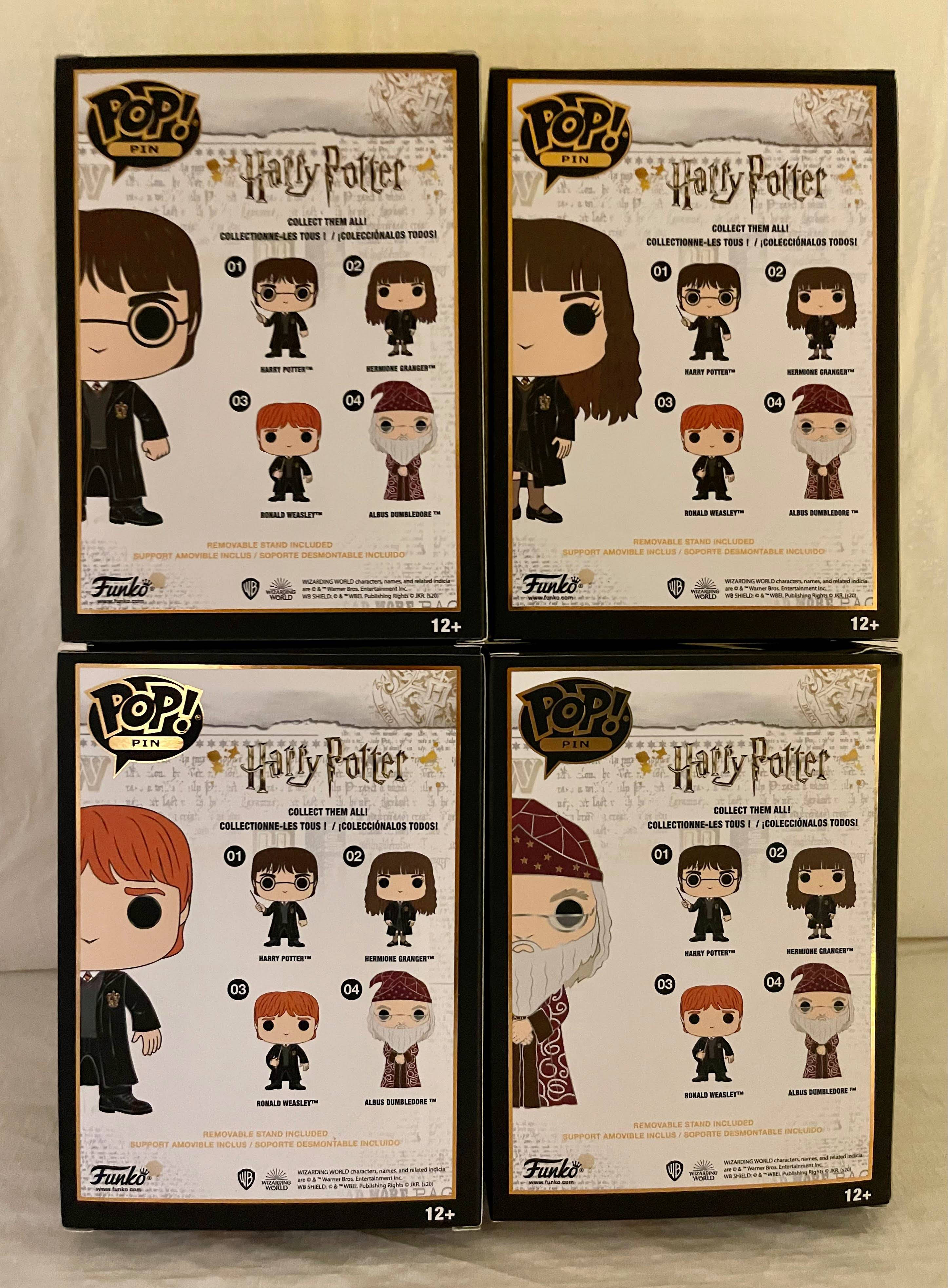 Funko Pop Pins HARRY POTTER Lot of 4