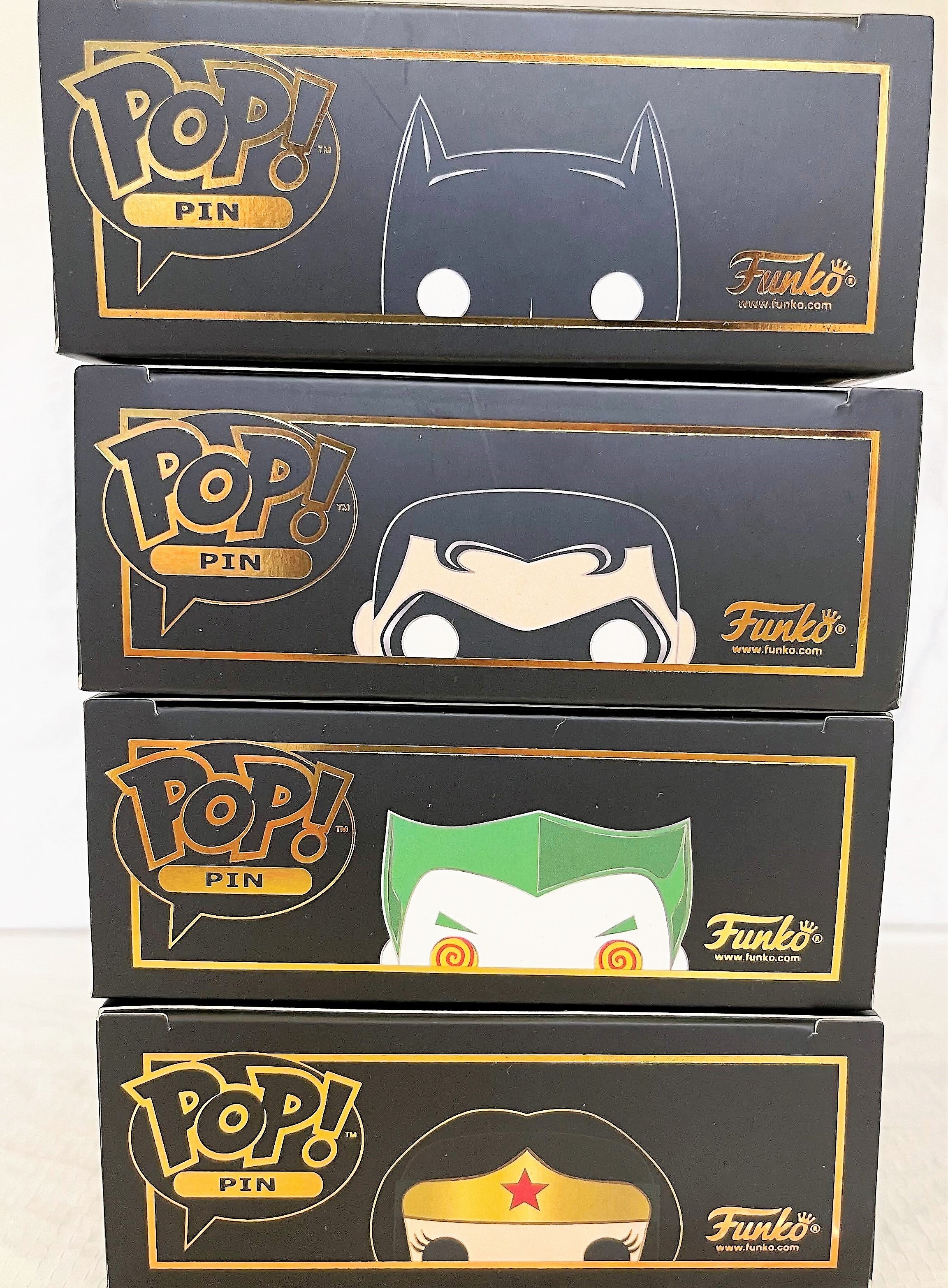 Funko Pop Pins DC COMICS Lot of 4
