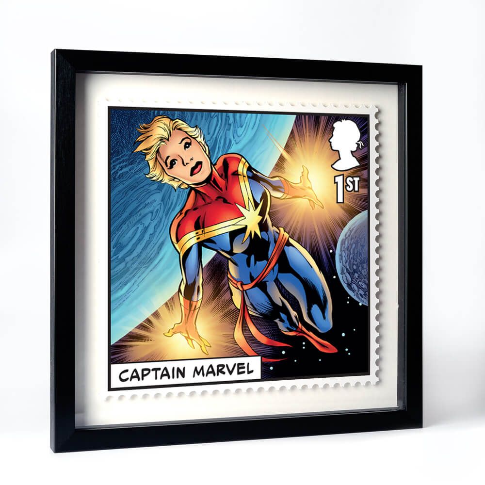 Marvel Captain Marvel Framed Gallery Print Limited Edition