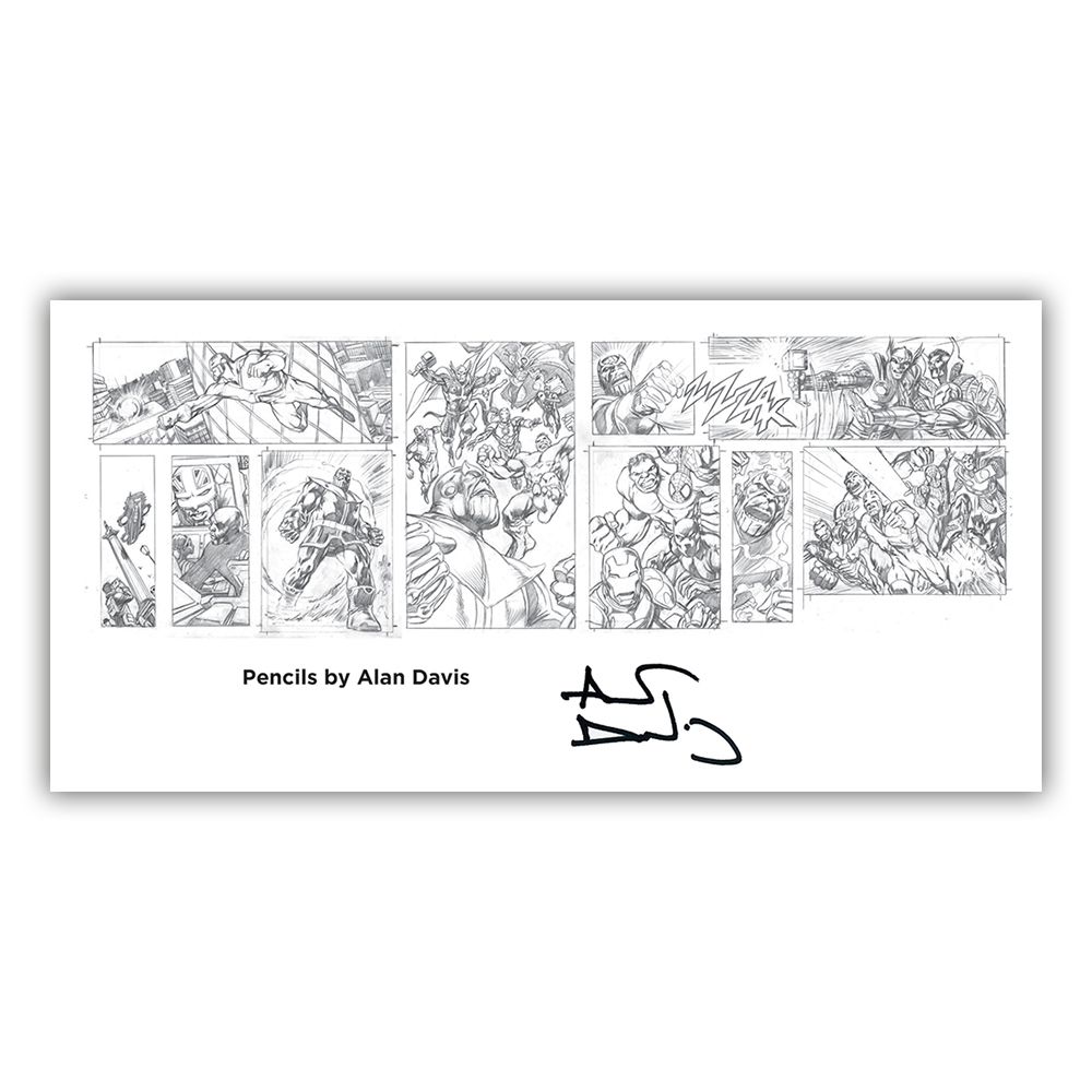 Marvel 80th Anniversary Framed Stamps, Artists Signed Edition