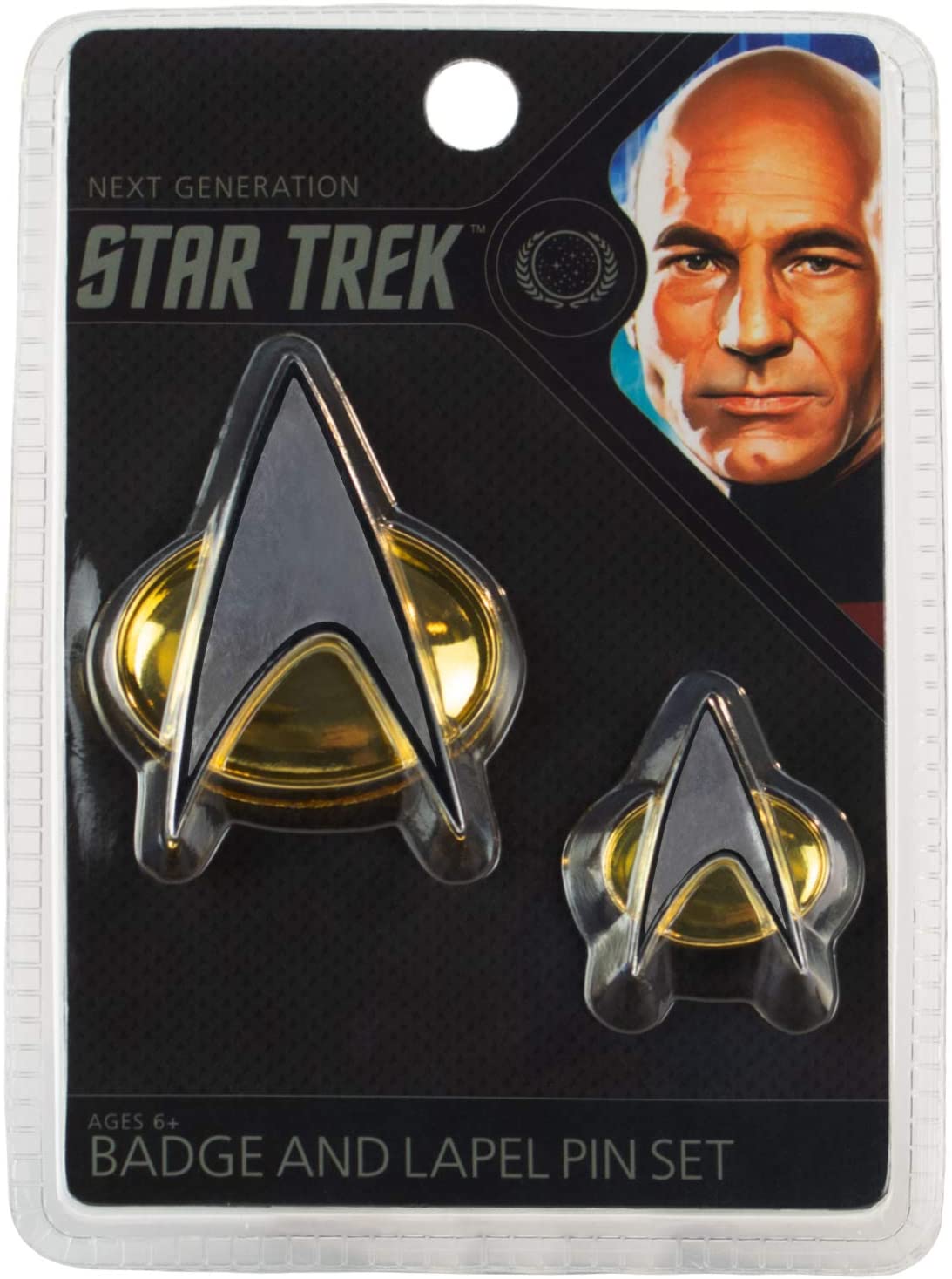 Quantum Mechanix QMx - Star Trek: The Next Generation Badge and Pin Set