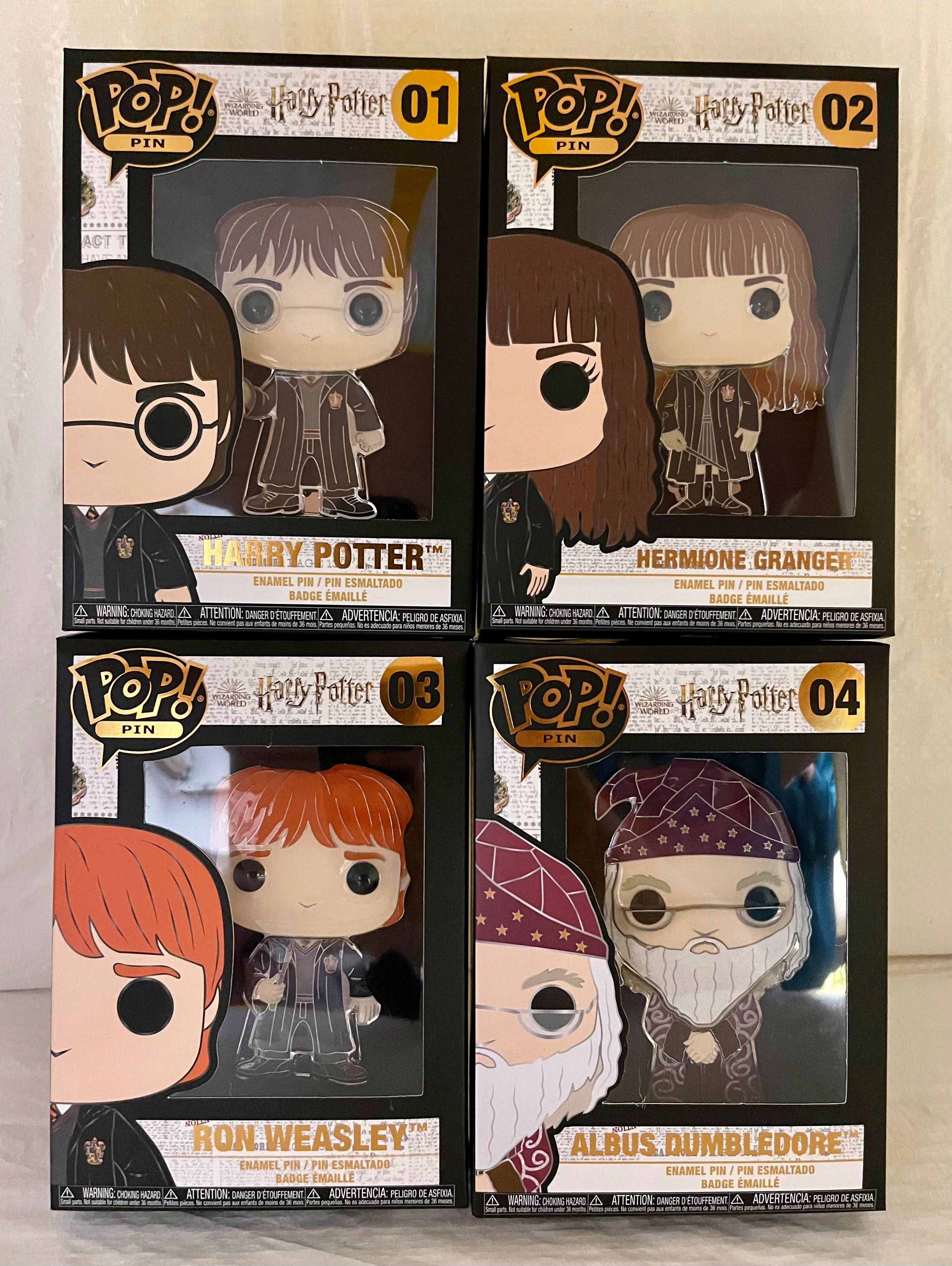 Funko Pop Pins HARRY POTTER Lot of 4