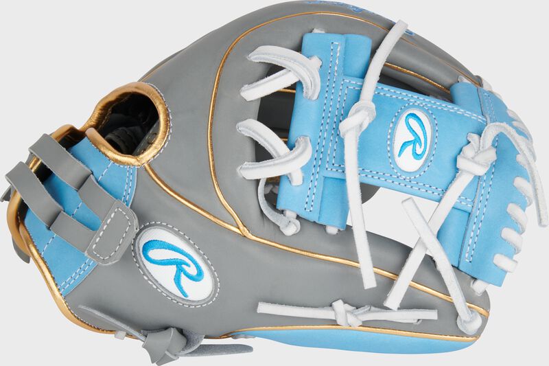 Liberty Advanced Color Series 11.75 in Infield Glove, Gray/Columbia Blue
