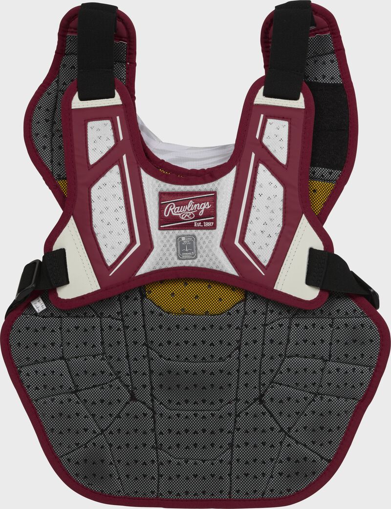 Rawlings Velo 2.0 Chest Protector, Meets NOCSAE
