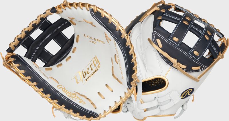 Liberty Advanced Color Series 34 in Catcher's Mitt, White/Navy