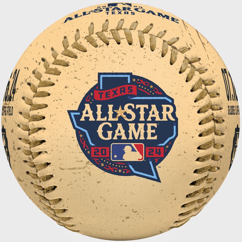 2024 MLB All-Star Game Gold Replica Baseball, 1 Ball