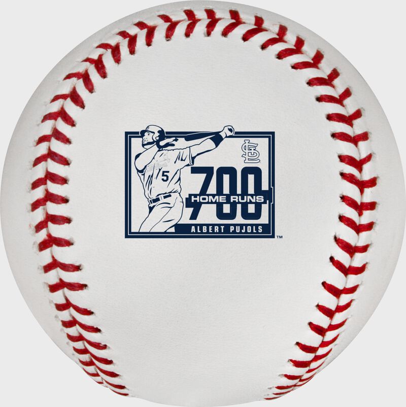 MLB Albert Pujols 700 Home Runs Commemorative Baseball
