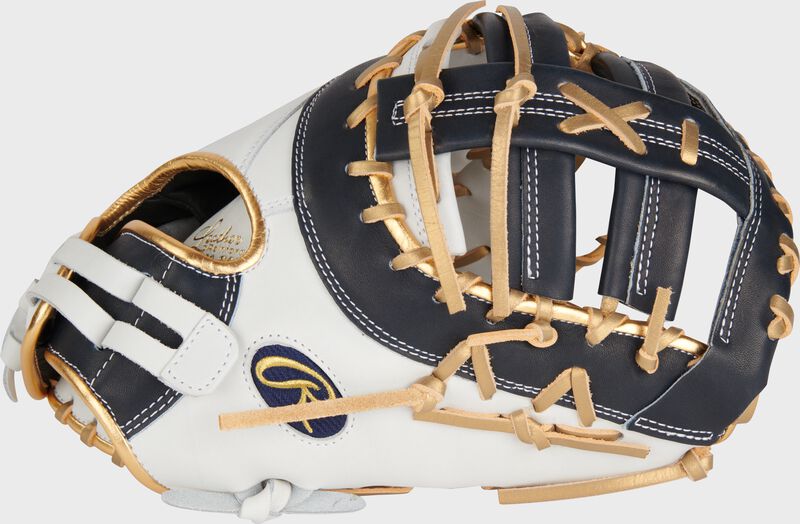 Liberty Advanced Color Series 13 in 1st Base Mitt, White/Navy