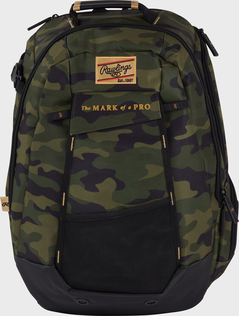 Rawlings Gold Collection Utility Backpack, Camo, RSGGCUBKPK-MYCM