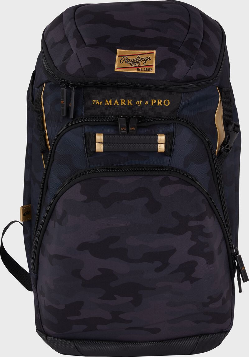Rawlings Gold Collection Backpack, Black Camo, RSGGCBKPK-BKCM
