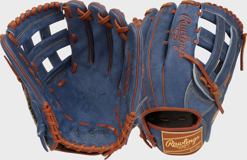 Heart of the Hide Pro Label Denim Outfield Glove