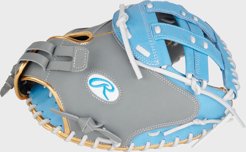 Liberty Advanced Color Series 34 in Catcher's Mitt, Gray/Columbia Blue