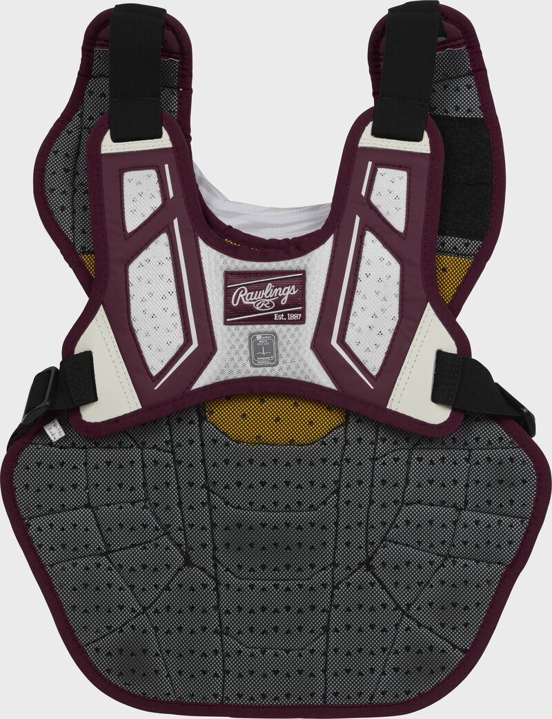 Rawlings Velo 2.0 Chest Protector, Meets NOCSAE