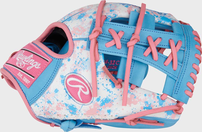 Heart of the Hide Spatter Print Speed Shell Infield Glove, Right Hand Throw