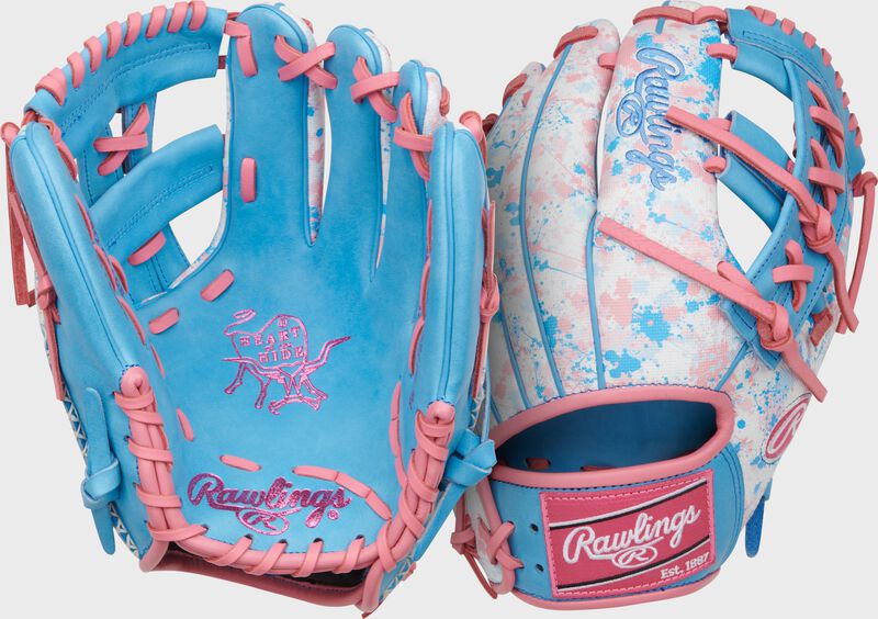 Heart of the Hide Spatter Print Speed Shell Infield Glove, Right Hand Throw