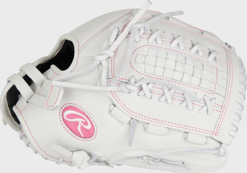 Liberty Advanced Color Series 12.5 in Fastpitch Glove, White/Pink