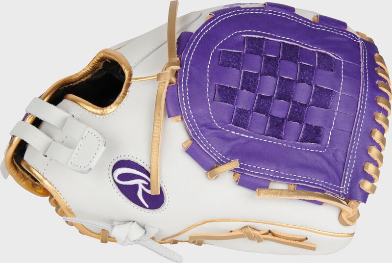 Liberty Advanced Color Series 12 in Fastpitch Glove, White/Purple