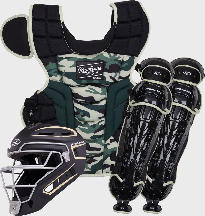 Rawlings Velo 2.0 Special Edition Catcher's Gear Set, Adult, Intermediate, Youth