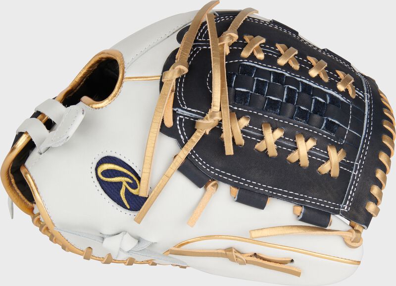 Liberty Advanced Color Series 12.5 in Fastpitch Glove, White/Navy