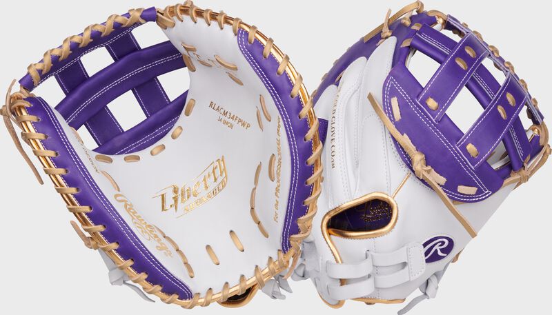 Liberty Advanced Color Series 34 in Catcher's Mitt, White/Purple