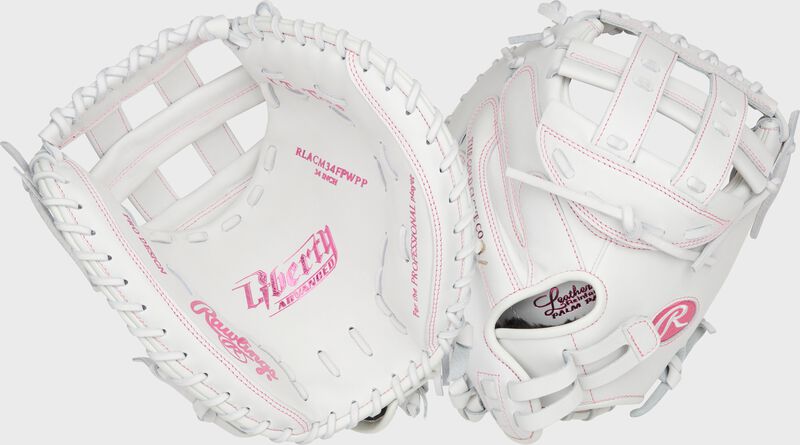 Liberty Advanced Color Series 34 in Catcher's Mitt, White/Pink