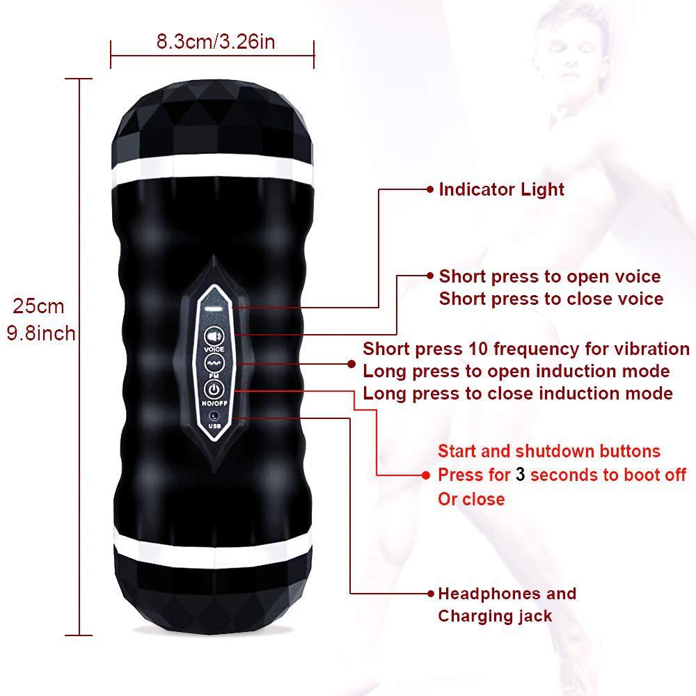 Sexy Female Voice Vagina And Oral Sex Vibration Male Masturbator - 