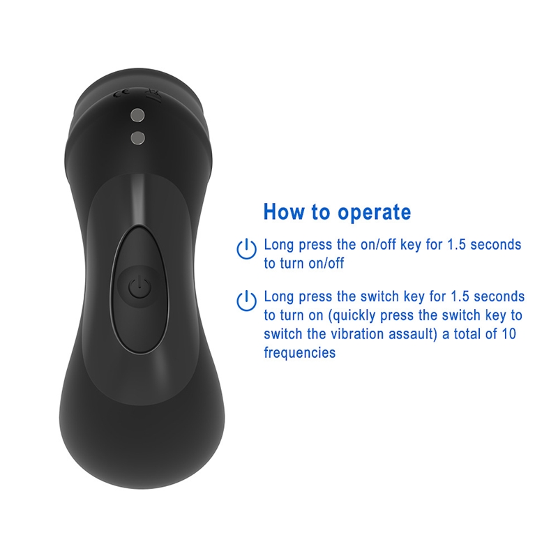 Wireless Remote Control Male Prostate Massage Vibrator - 