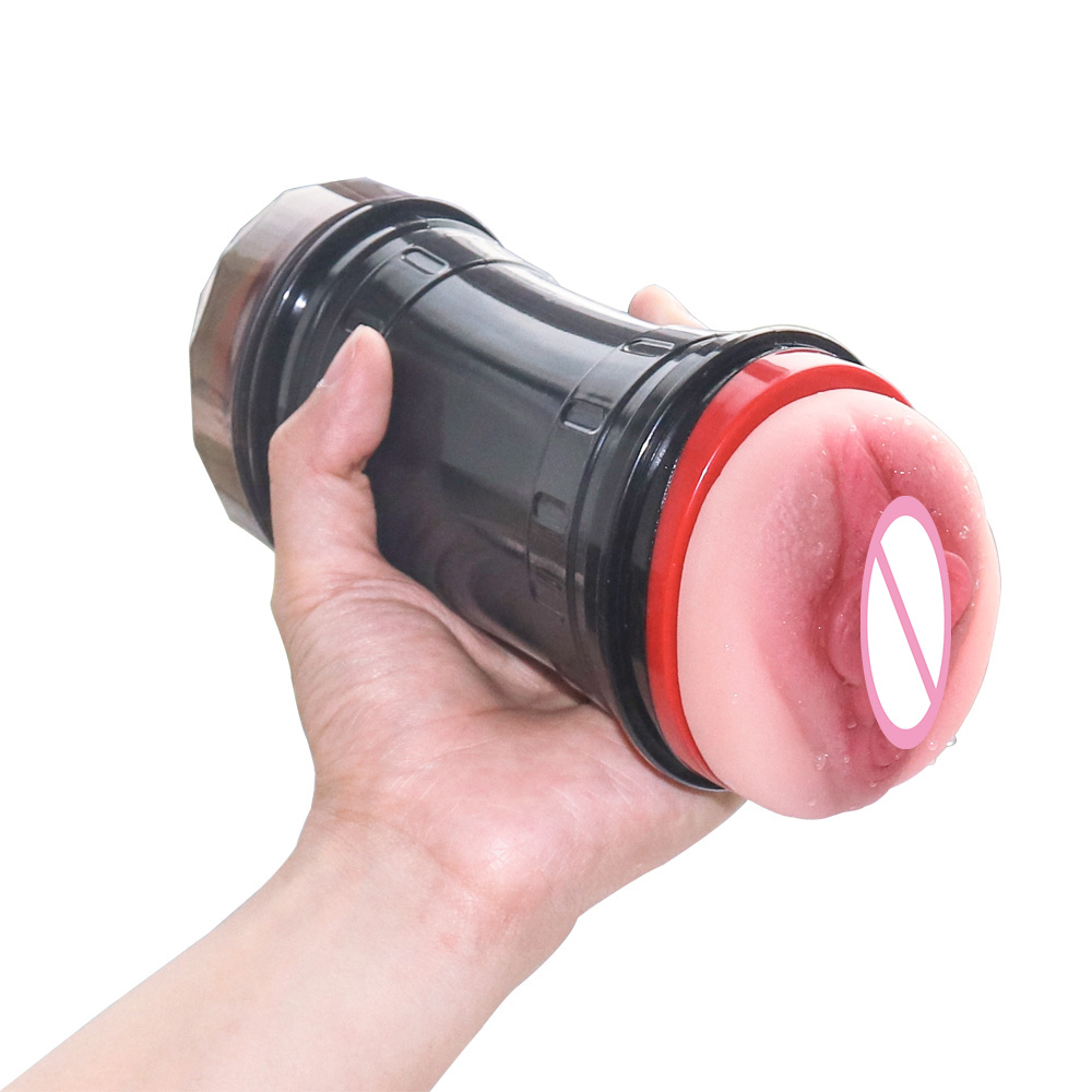 Double Headed Masturbation Cup Soft Silicone Pocket Pussy - 