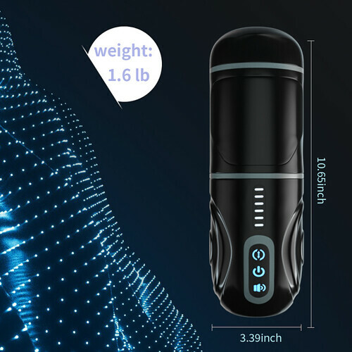 Automatic Telescopic Rotation Masturbation Cup Detachable Penile Training Sex Toy For Adult Male - 