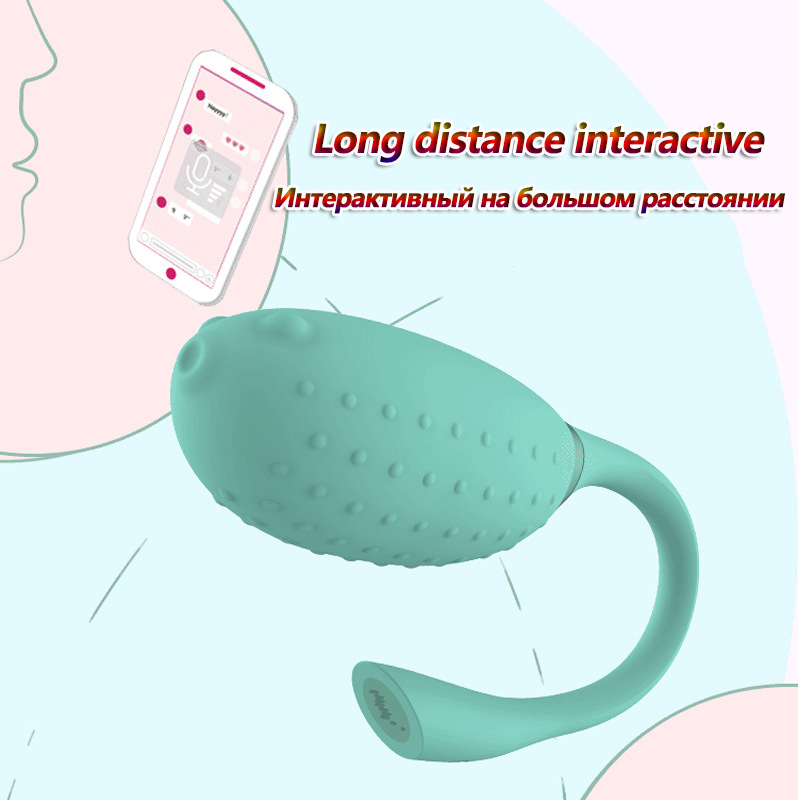 Bubble Fish Fun Jumping Egg Women's Masturbation Device - 
