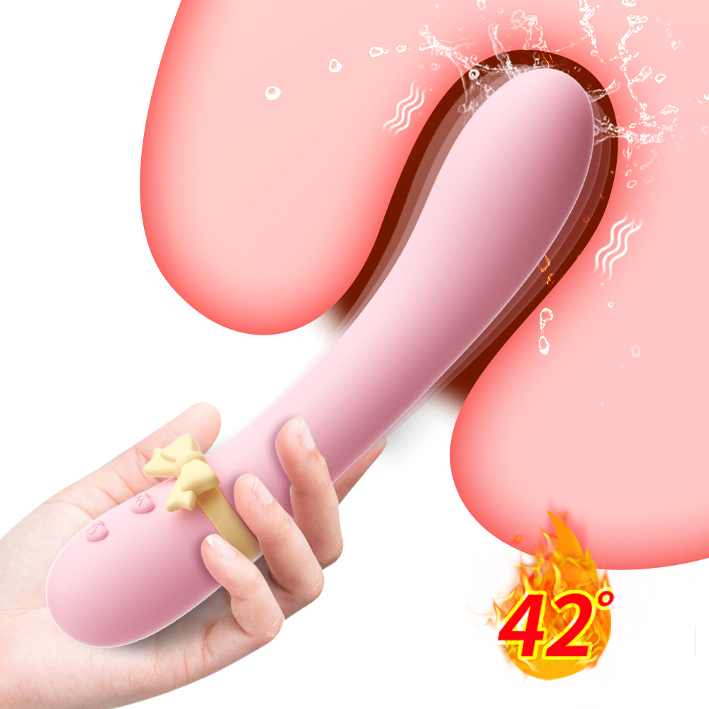 Heating G-Spot Vibrator for Women 8 Seconds to Orgasm Finger Shaped Vibrators Nipple Clitoris Stimulator - 