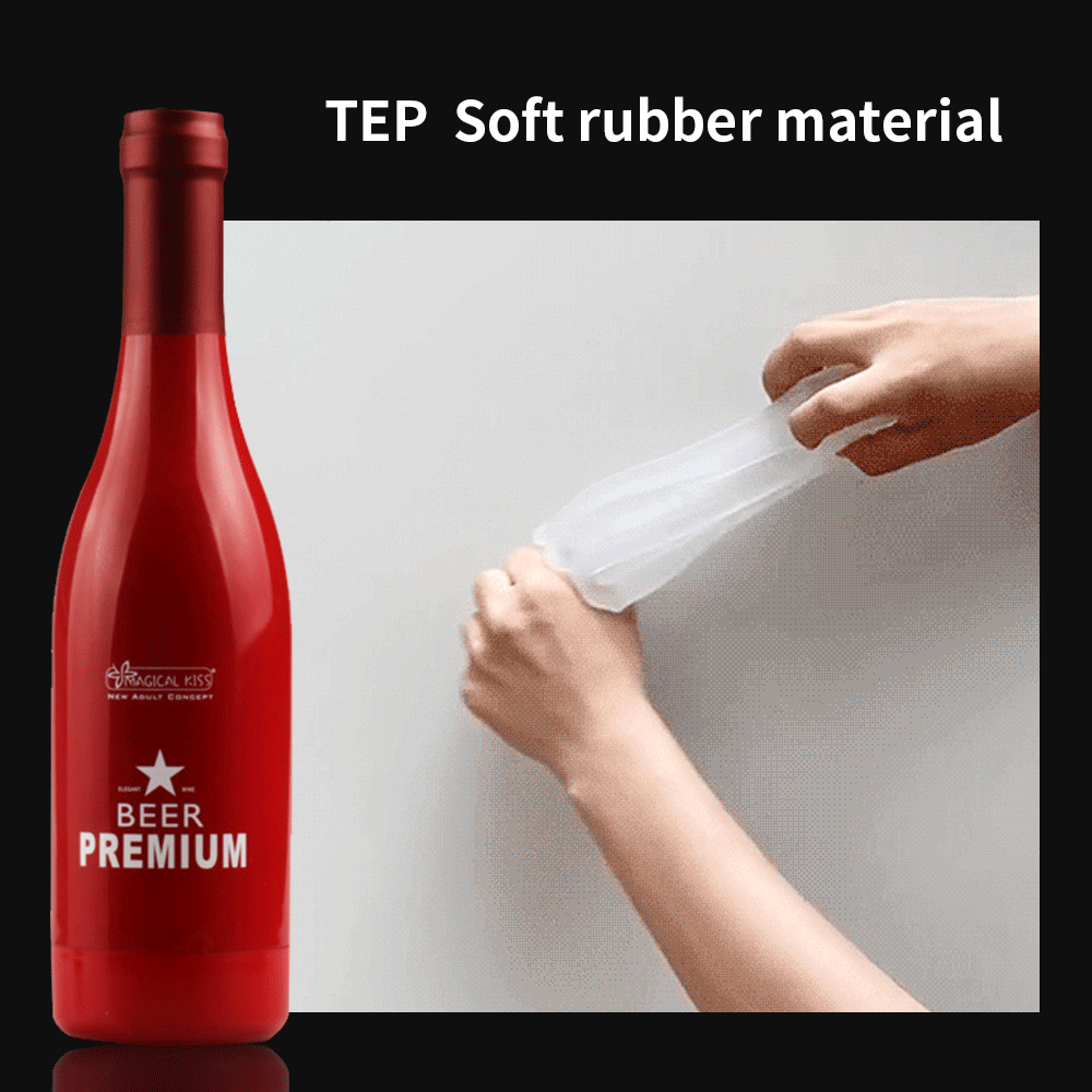 Beer Bottle Manual Male Masturbator Cup Sex Toys For Men - 