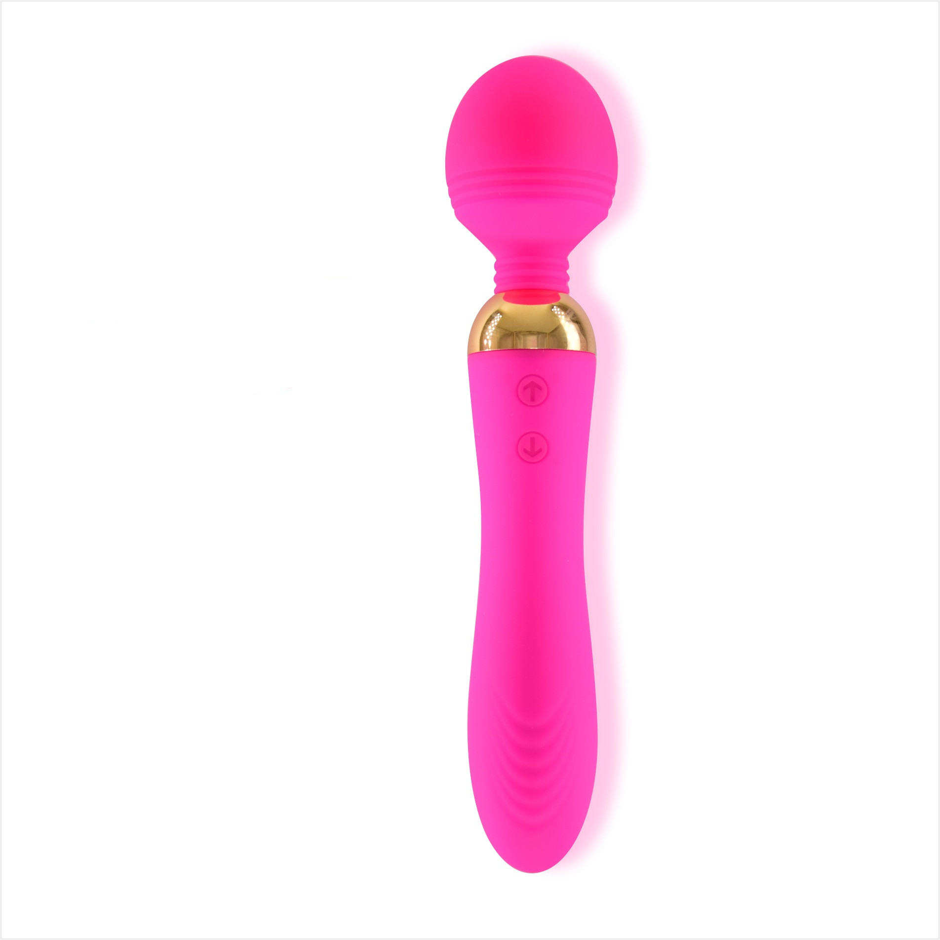 Double Magnetic Charging Female Vibrator Wands Sex Toys - 