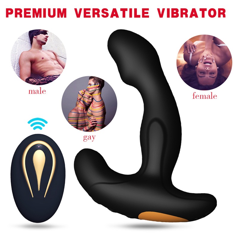 Wireless Remote Control Anal Plug G-point Double Shock - 