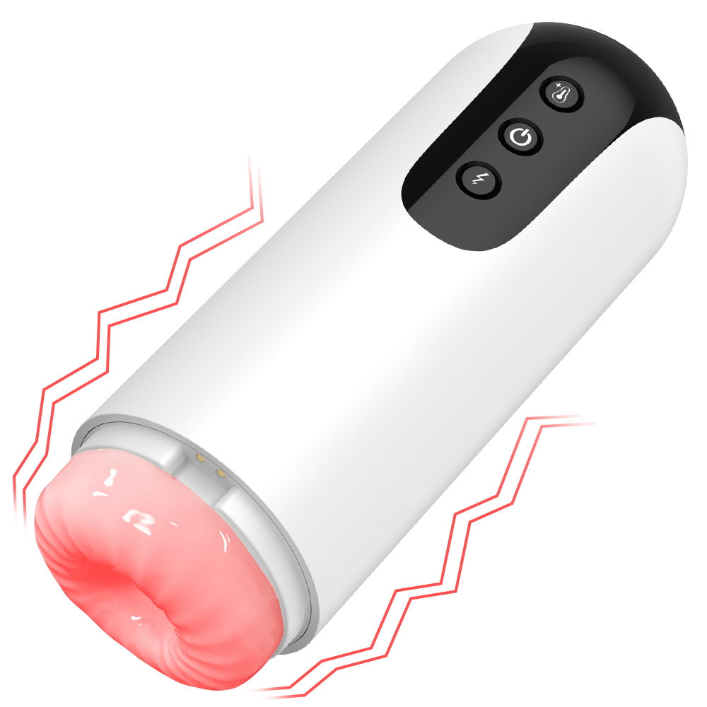 Al - 10 Frequency Vibration Heating Male Masturbator Toy Penis Training Sex Toy For Male - 