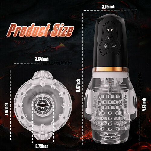 GAWK GAWK 6000 Male Masturbation Cup Man Transparent Penis Exercise Cup - 