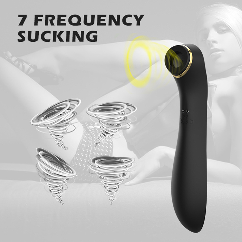 2-in-1 Sucking & Vibrating Double-headed Massager - 