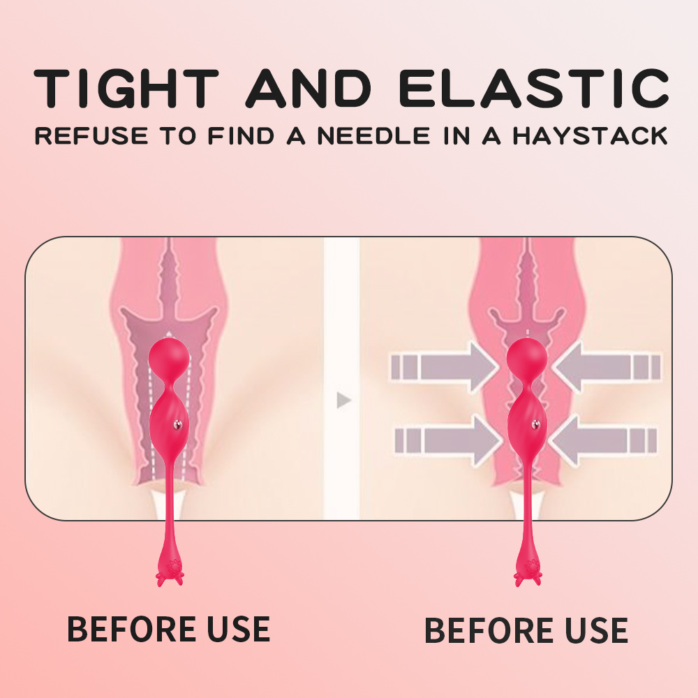 Wireless Remote Control Electrick Shock & Vibrating Kegal Ball - 