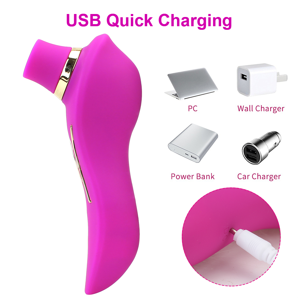 Fanara Clitoris Sucker & Warming Vibrator Sucking Vibrating Adult Female Masturbation Toy - 
