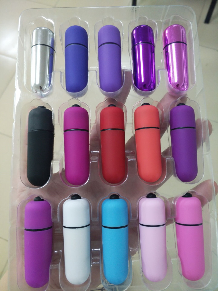 Fun Mini Bullet Vibrator 10 Frequencies Vibration Tip Frosted Vibrating Bullet - 