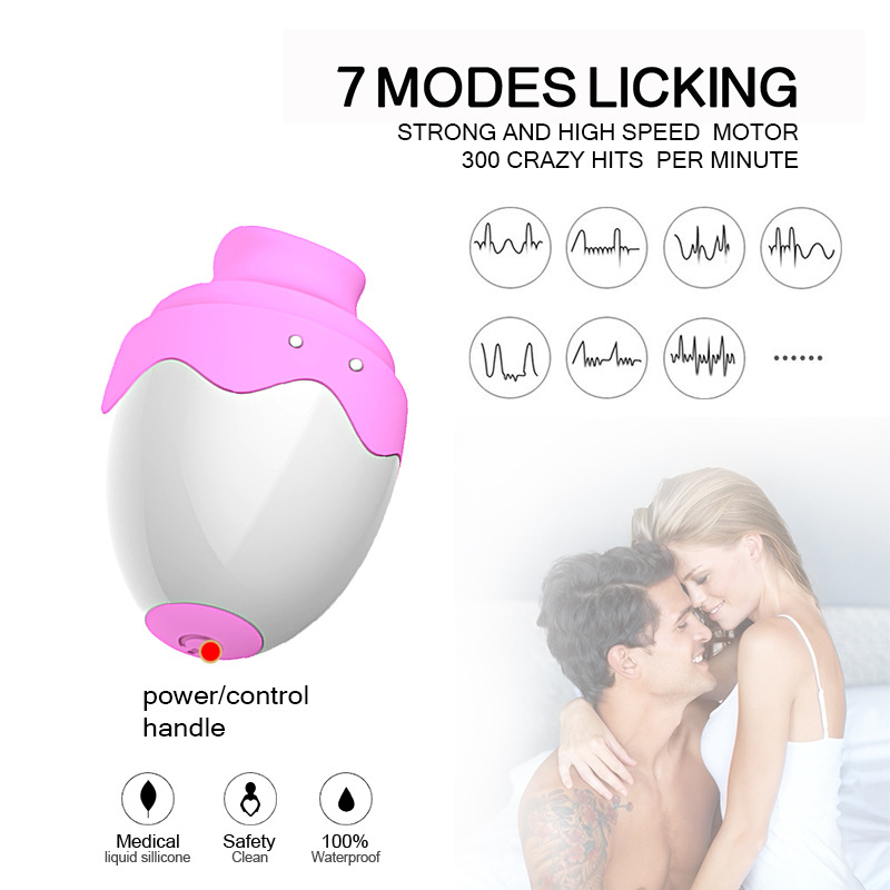 Clitoris Tongue Stimulator Egg Nipple Massager - 
