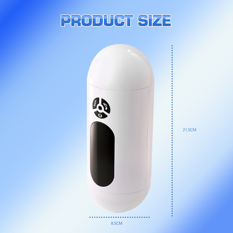 Real Voice Double Head Vibrating And Sucking Oral Pocket Pussy Sex Masturbation Cup - 