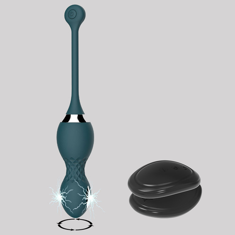 Wireless Remote Control Electric Shock Vibration Kegal Balls - 