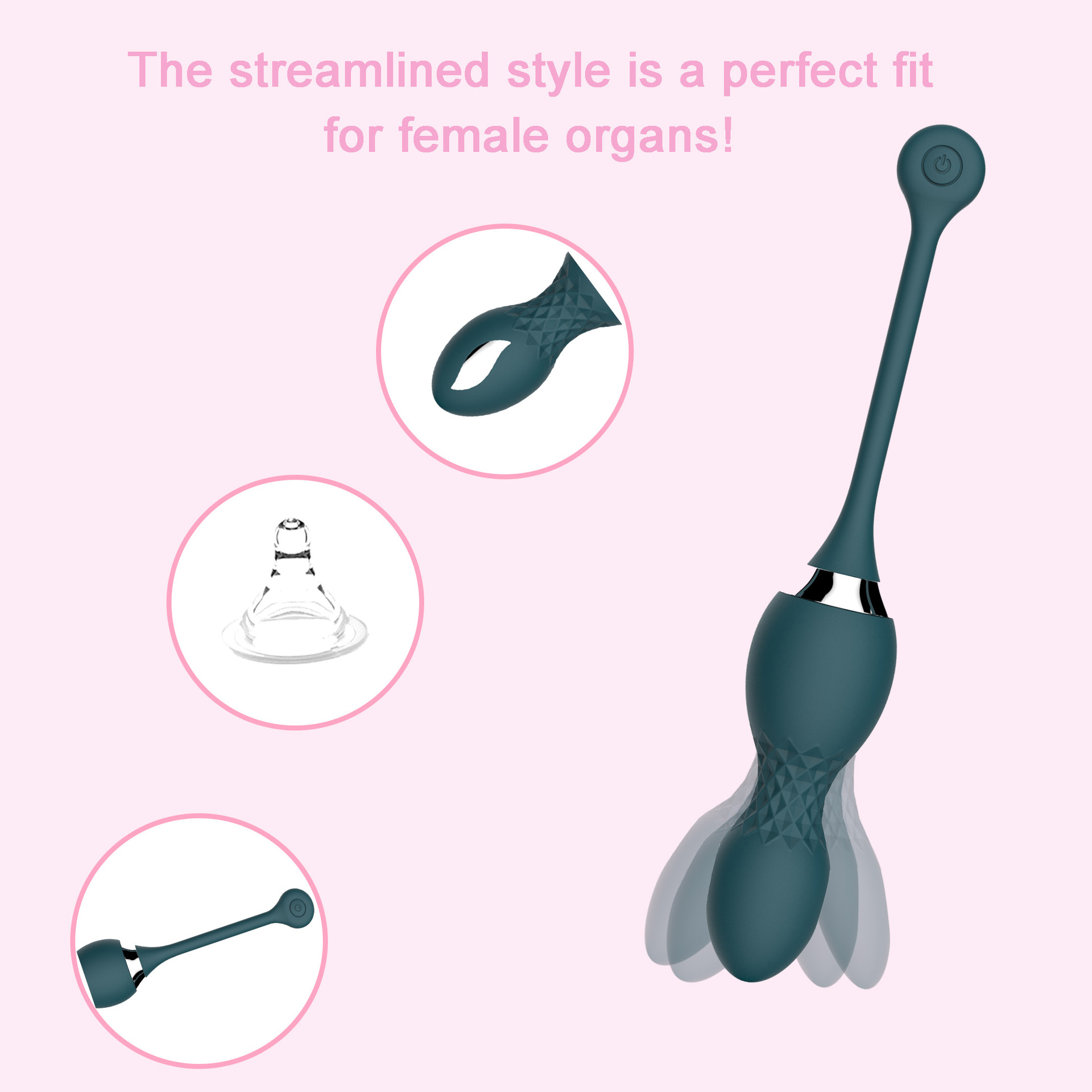 Wireless Remote Control Electric Shock Vibration Kegal Balls - 