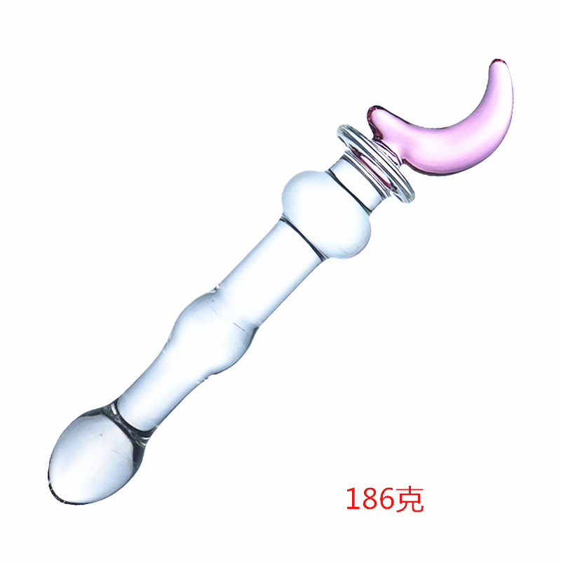 Glass Dildo Anal Plug Adult Female Sex Products - 