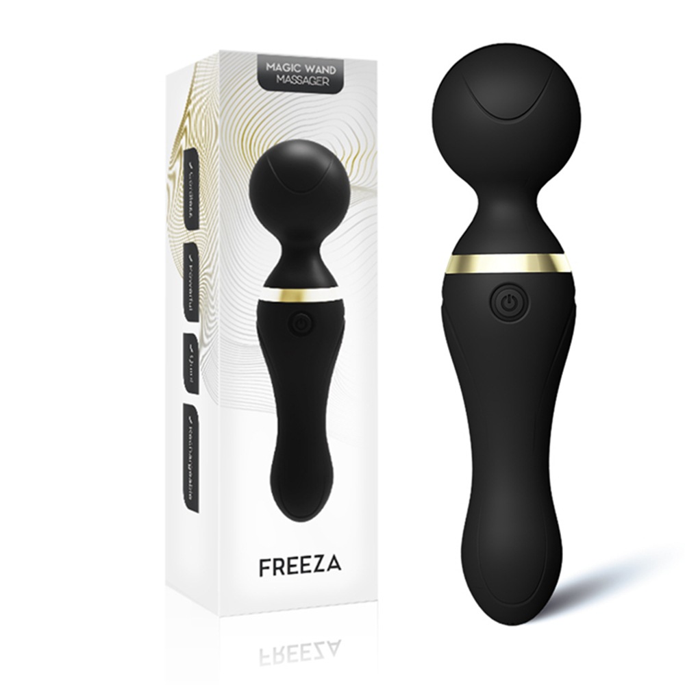 9 Modes Female Mute Vibrator Double Head Bendable Vibrator G-spot Masturbator Adult Sex Product - 