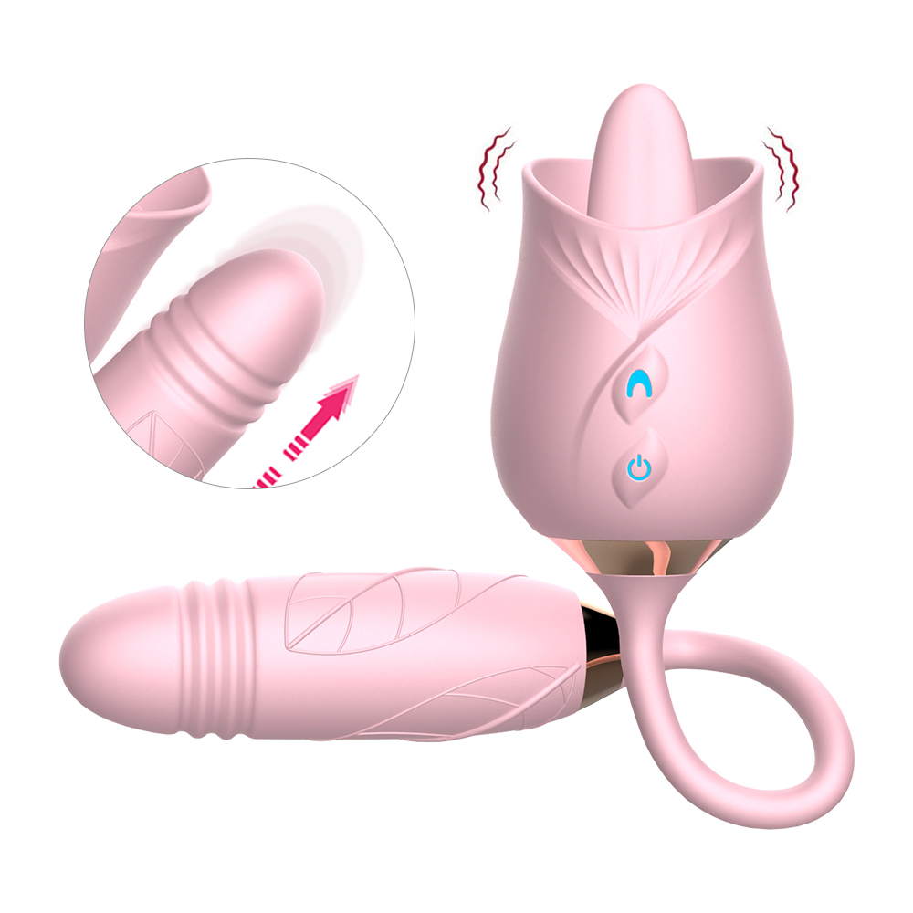 Female Rose Pink Ocean Kit Vibrators For Her - 